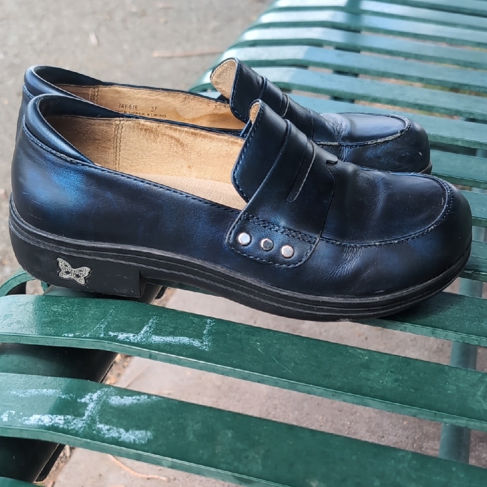 Penny Loafers!! Alegria Women's Rare Blue - Picture 3 of 7